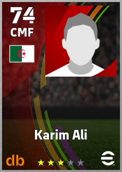 Karim Ali eFootball player card