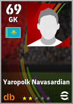 Yaropolk Navasardian — GK, OVR 69, MAX 69