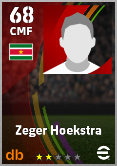 Zeger Hoekstra eFootball player card