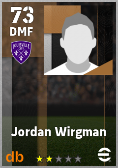Jordan Wirgman — DMF, OVR 73, MAX 73
