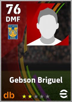 Gebson Briguel — DMF, OVR 76, MAX 76