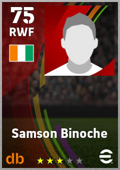 Samson Binoche eFootball player card