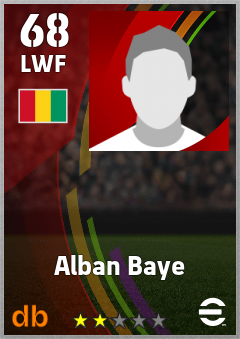 Alban Baye eFootball player card