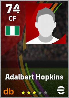 Adalbert Hopkins eFootball player card
