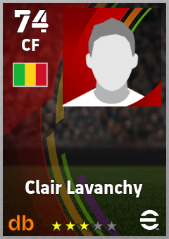 Clair Lavanchy eFootball player card