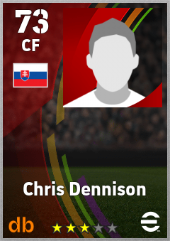 Chris Dennison eFootball player card