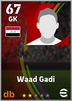 Waad Gadi eFootball player card