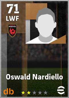 Oswald Nardiello — LWF, OVR 71, MAX 71