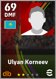 Ulyan Korneev — DMF, OVR 69, MAX 69