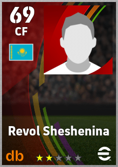 Revol Sheshenina — CF, OVR 69, MAX 69