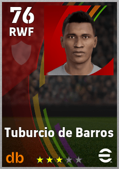 Tuburcio de Barros — RWF, OVR 76, MAX 76