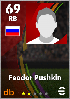 Feodor Pushkin eFootball player card