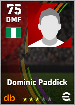 Dominic Paddick eFootball player card