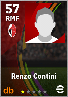Renzo Contini — RMF, OVR 57, MAX 57