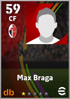 Max Braga — CF, OVR 59, MAX 59