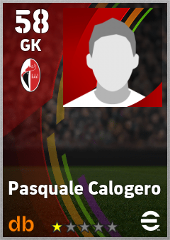 Pasquale Calogero — GK, OVR 58, MAX 58