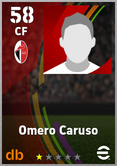 Omero Caruso — CF, OVR 58, MAX 58