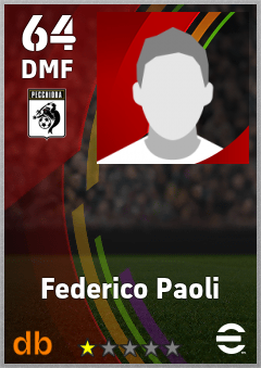 Federico Paoli — DMF, OVR 64, MAX 64