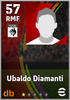 Ubaldo Diamanti — RMF, OVR 57, MAX 57