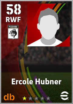Ercole Hubner — RWF, OVR 58, MAX 58