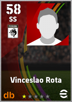 Vinceslao Rota — SS, OVR 58, MAX 58