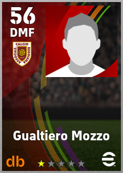 Gualtiero Mozzo — DMF, OVR 56, MAX 56