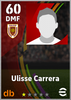 Ulisse Carrera — DMF, OVR 60, MAX 60