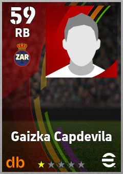 Gaizka Capdevila — RB, OVR 59, MAX 59
