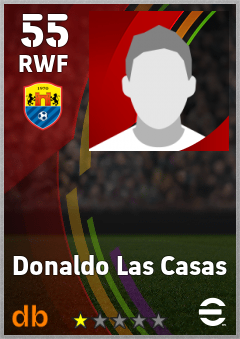 Donaldo Las Casas — RWF, OVR 55, MAX 55