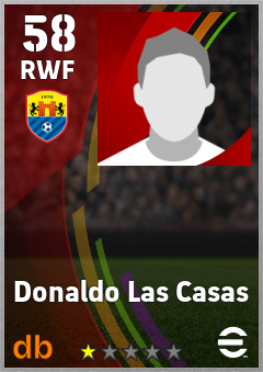 Donaldo Las Casas — RWF, OVR 58, MAX 58