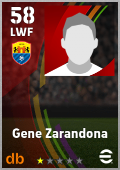 Gene Zarandona — LWF, OVR 58, MAX 58