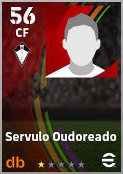 Servulo Oudoreado — CF, OVR 56, MAX 56