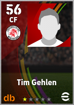 Tim Gehlen — CF, OVR 56, MAX 56