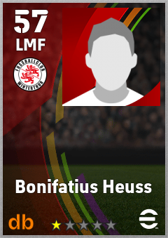 Bonifatius Heuss — LMF, OVR 57, MAX 57