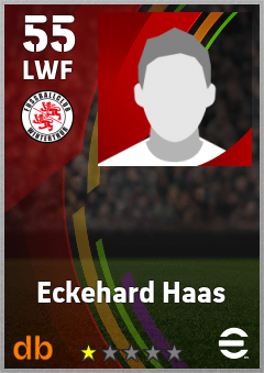 Eckehard Haas — LWF, OVR 55, MAX 55