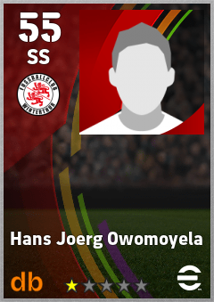 Hans Joerg Owomoyela — SS, OVR 55, MAX 55
