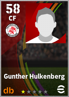 Gunther Hulkenberg — CF, OVR 58, MAX 58