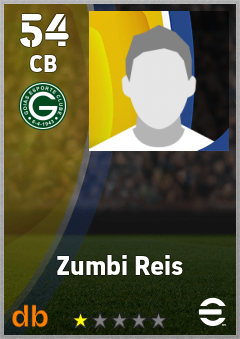 Zumbi Reis — CB, OVR 54, MAX 54