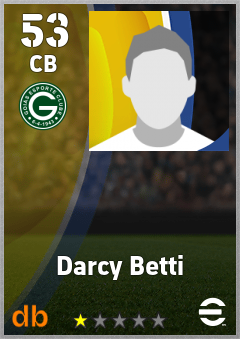 Darcy Betti — CB, OVR 53, MAX 53