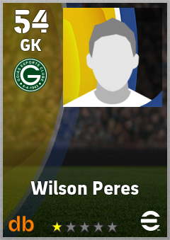 Wilson Peres — GK, OVR 54, MAX 54