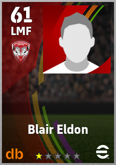 Blair Eldon — LMF, OVR 61, MAX 61