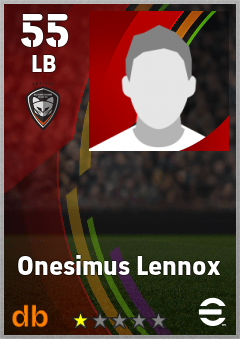 Onesimus Lennox — LB, OVR 55, MAX 55