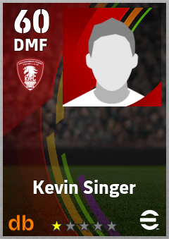 Kevin Singer — DMF, OVR 60, MAX 60