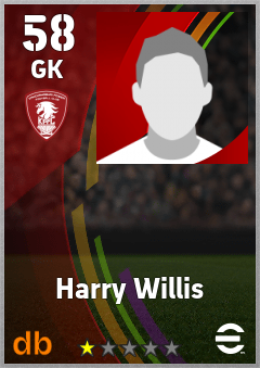 Harry Willis — GK, OVR 58, MAX 58