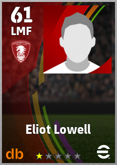 Eliot Lowell — LMF, OVR 61, MAX 61