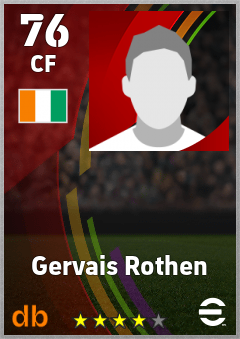 Gervais Rothen eFootball player card