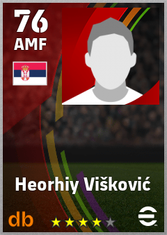 Heorhiy Višković eFootball player card