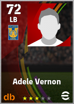 Adele Vernon — LB, OVR 72, MAX 72