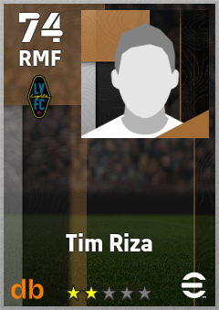 Tim Riza — RMF, OVR 74, MAX 74