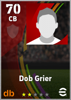 Dob Grier eFootball player card